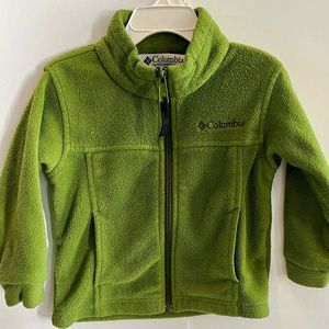 Columbia Green Fleece Jacket, Size 3T